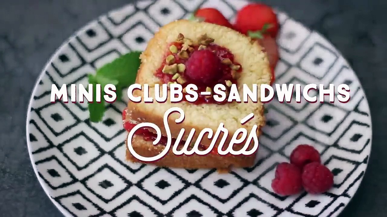 Minis Club-Sandwichs sucrés
