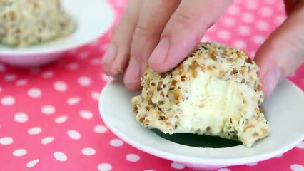 Boule de glace vanille façon mystère