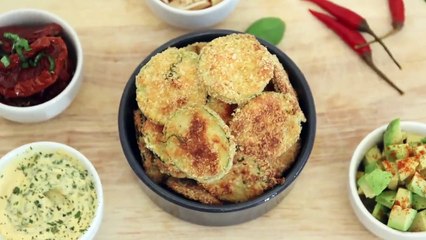Chips de courgette au parmesan