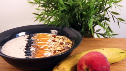 Smoothie bowl pêche