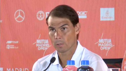 Rafa Nadal: "Jugar por última vez en Madrid significa mucho para mí".