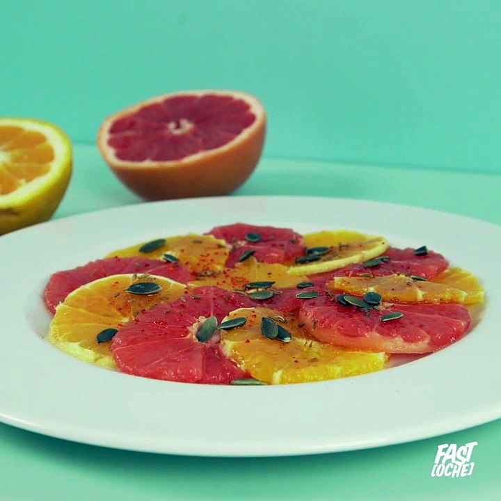 Carpaccio orange-pamplemousse