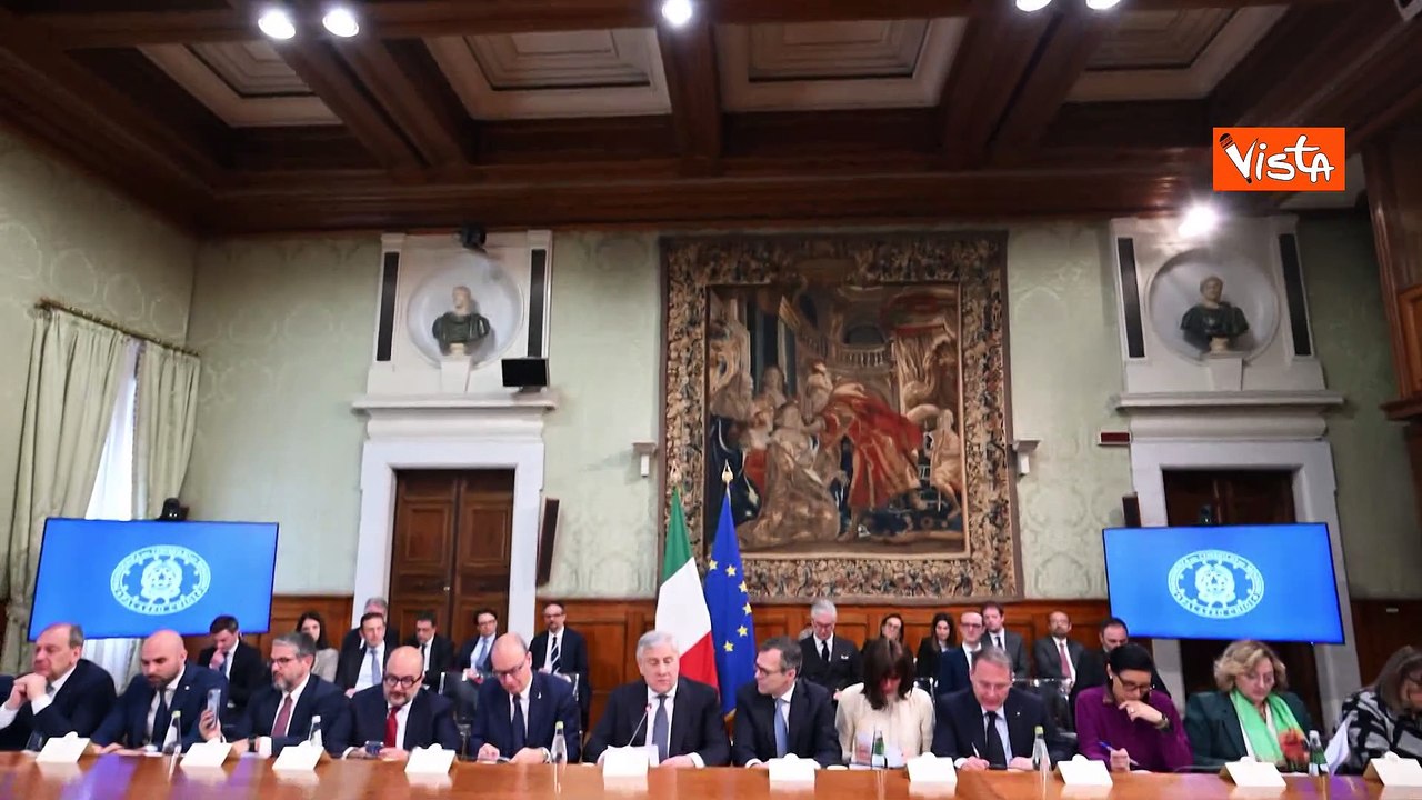 Piano Mattei, le immagini della cabina di regia a Palazzo Chigi