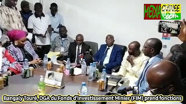 Bangaly Touré, DGA du Fonds d’Investissement Minier (FIM) prend fonctions : « je n’ai pas droit à l’erreur”