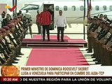 Primer ministro de Dominica, Roosevelt Skerrit llega a Venezuela para participar en la Cumbre del ALBA-TCP