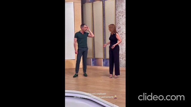 Cristina Ferreira e Cláudio Ramos mal