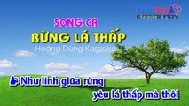11.Rừng Lá Thấp Karaoke nhạc sống - Rung la thap karaoke song ca