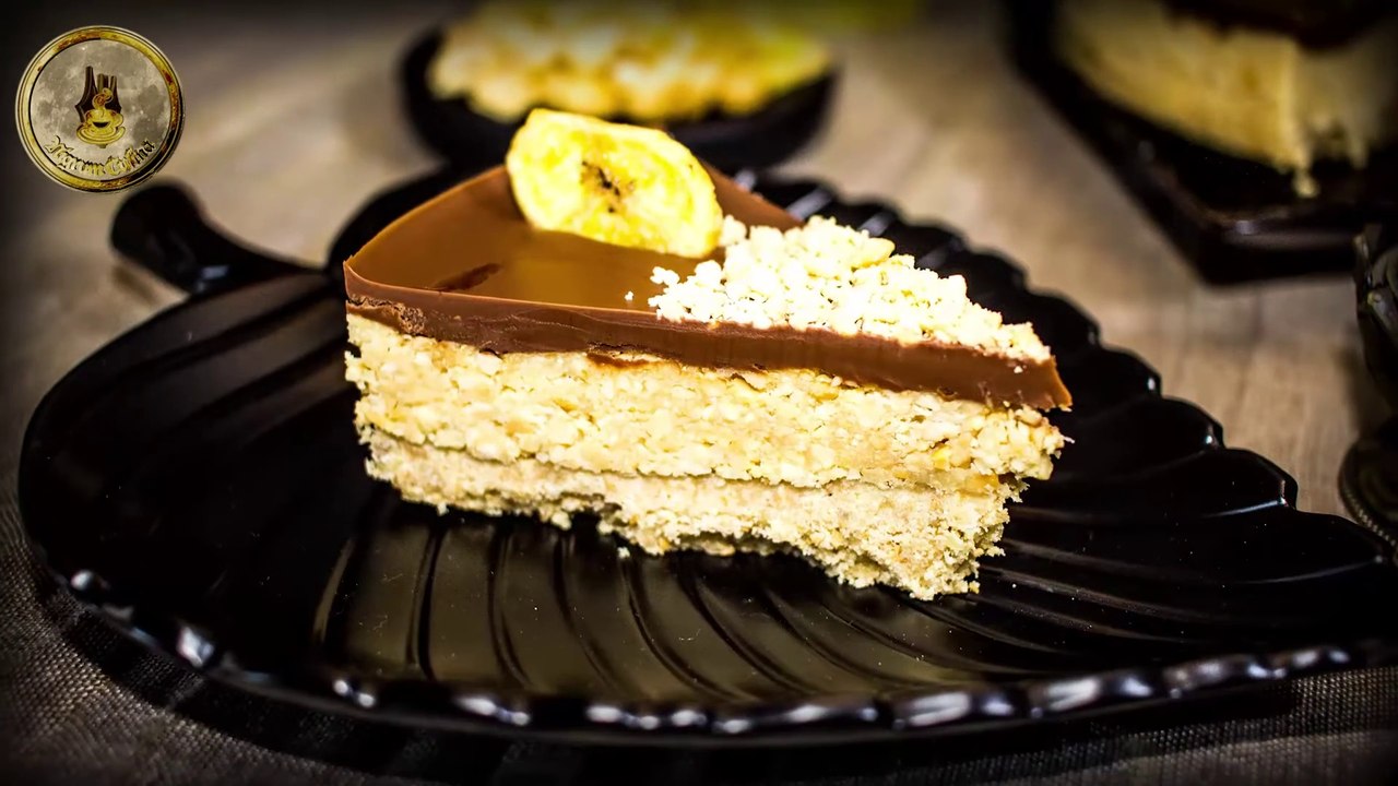 Erdnuss-Bananen-Kuchen (NO BAKE, Kulinarische Reise)