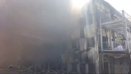 Incendio en una granja avícola de San Lorenzo de la Parrilla
