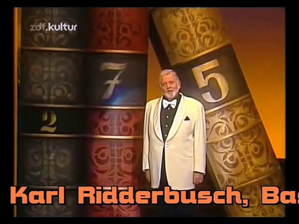 Karl Ridderbusch: 'Es war einmal'