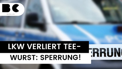 Polizei sperrt Autobahn A61 wegen Teewurst