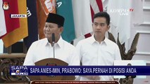 Sapa Anies dan Cak Imin saat Penetapan KPU, Prabowo: Saya Pernah di Posisi Anda