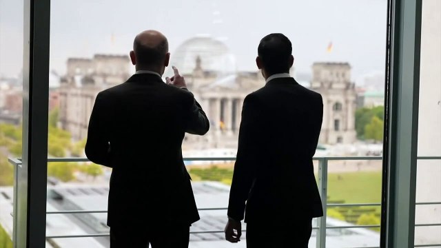 PM Rishi Sunak and Chancellor Olaf Scholz hold a meeting