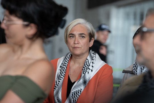 Ada Colau: Estoy aquí por los derechos del pueblo palestino, pero también por la humanidad y por mis propios hijos