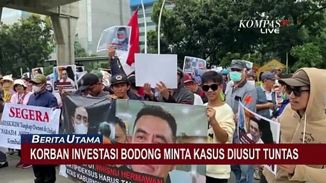 Massa Korban Investasi Bodong Gelar Aksi Damai di Mabes Polri, Minta Pengembalian Aset
