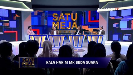 Hakim MK Beda Suara, Otto: Dissenting Opinion Tidak Menjawab dan Tidak Memuaskan | SATU MEJA