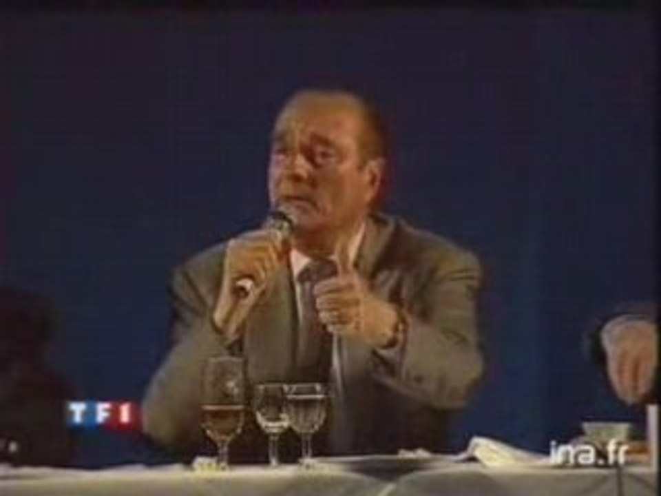 Jacques CHIRAC - Le bruit et l'odeur des immigrés