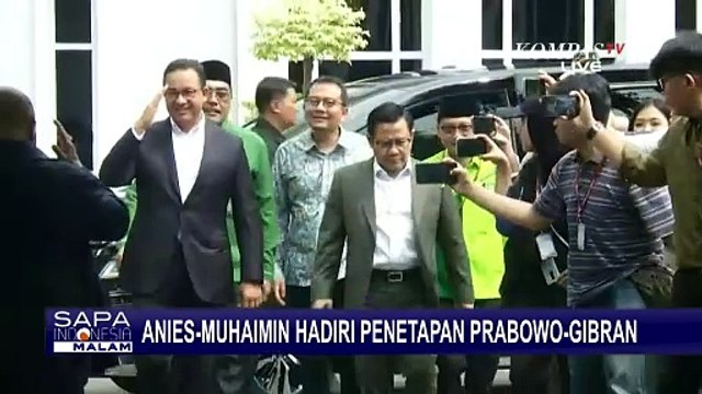Hadiri Penetapan Prabowo-Gibran, Anies: Hormati Proses Bernegara, Makanya Kami Hadir
