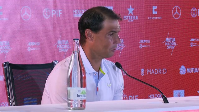 Rafa Nadal debuta este jueves en el Mutua Madrid Open preparado aunque no al 100%