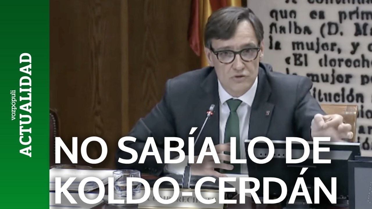 Una senadora de UPN le pregunta a Illa durante la Comisión: "¿Sería el único que no sabía que Koldo iba de parte de Santos Cerdán?"