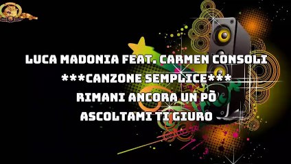 Luca Madonia feat. Carmen Consoli - Canzone Semplice Karaoke