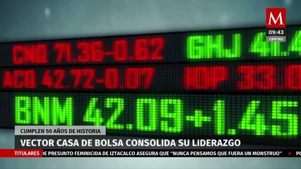 Vector Casa de Bolsa mantiene incremento de ingresos del 10% anual