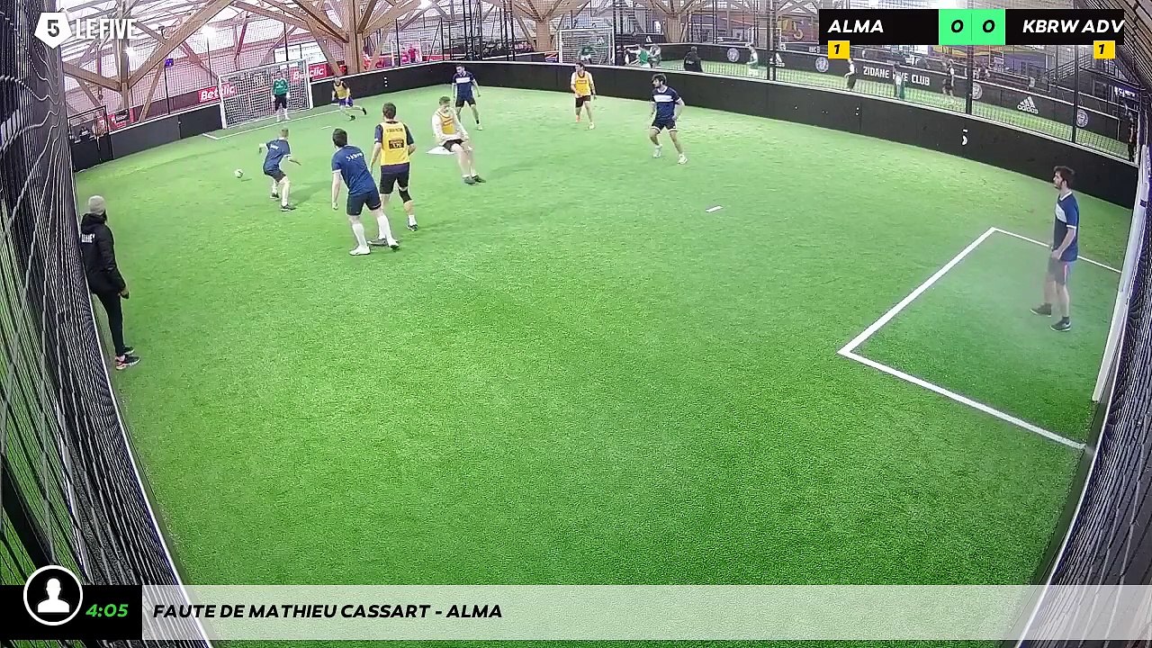 Faute de Mathieu Cassart - ALMA