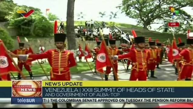 Venezuelan President receives delegations participating in the ALBA-TCP Summit