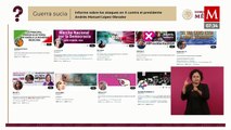 Vilchis expone GUERRA SUCIA en contra de AMLO en redes sociales en La Mañanera