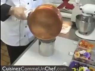 Recette de chef : emulsion de fleurs