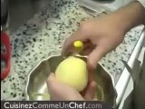 Recette de chef : tatin de pommes, crumble et glace vanille