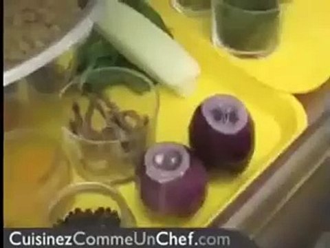 Recette de chef : lieu jaune aux anchois, aux pois chiches et curcuma