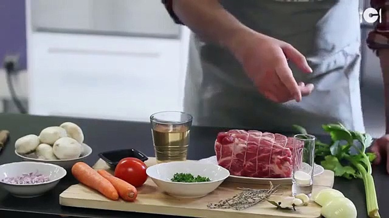 Recette de rôti de porc aux petits légumes