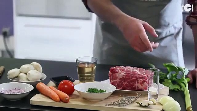 Recette de rôti de porc aux petits légumes