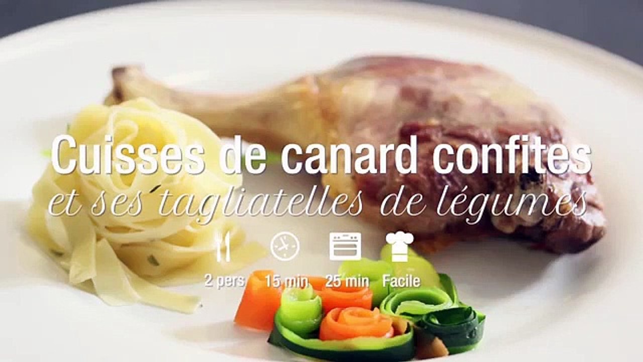 Recette de cuisses de canard confites