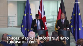 Olaf Scholz: „Meg kell erősíteni a NATO európai pillérét!”