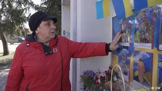 A Ukrainian mother's grief: 1 son killed, 2 missing