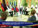 Pdte. Nicolás Maduro se reúne con jefes de Estado, cancilleres y ministros en el Palacio de Gobierno