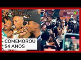 Mano Brown comemora aniversário de 54 anos cantando rap no Capão Redondo (SP)