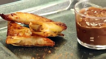 Recette des nems chocolat et banane