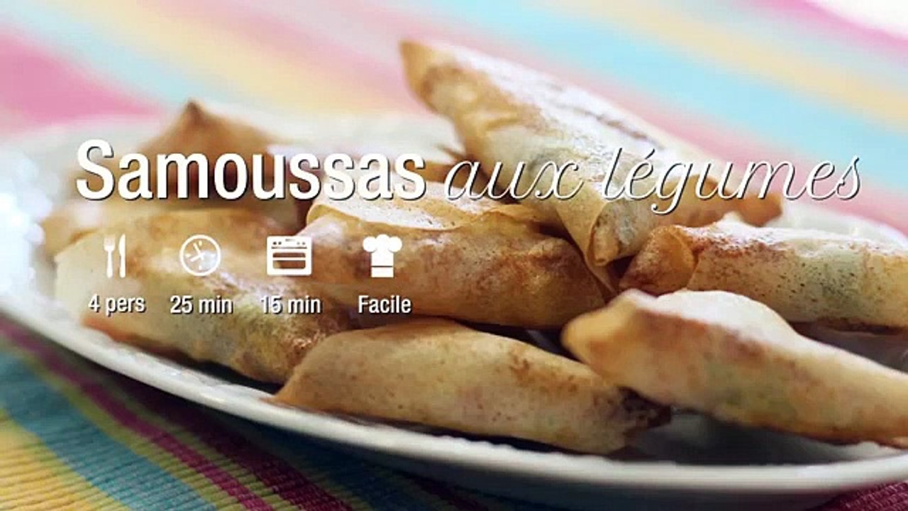 Recette de samoussas aux légumes