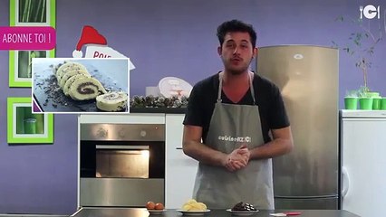 Recette de bûche au chocolat et à la poire