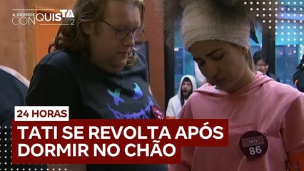'Por que dormiu na selva tem que dormir no chão': Jo defende revolta de Tati |  A Grande Conquista