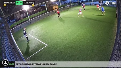 But de Simon Pontdeme - LES BROQUES