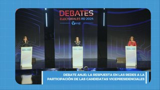 ¿Qué se dijo en las redes sociales del debate de las candidatas a la vicepresidencia en la República Dominicana?