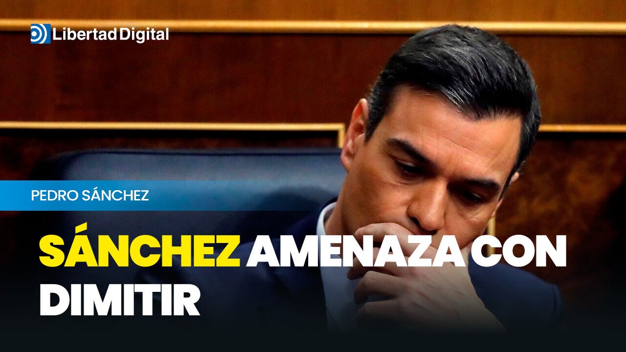 Sánchez amenaza con dimitir: "Necesito parar y reflexionar"