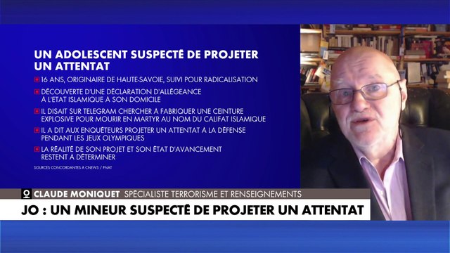 Claude Moniquet explique pourquoi les terroristes d’aujourd’hui sont de plus en plus jeunes