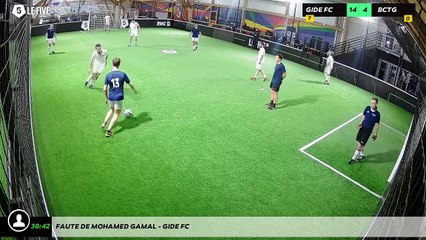 Faute de Mohamed GAMAL - GIDE FC