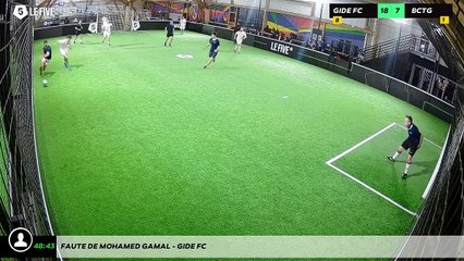 Faute de Mohamed GAMAL - GIDE FC