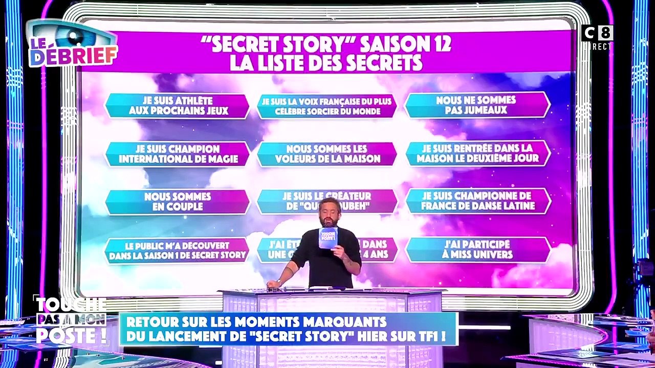 Cyril Hanouna débriefe les secrets de "Secret Story" 2024 dans "Touche pas à mon poste"